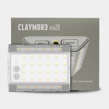 Claymore 3 Face Mini Rechargeable Area Light